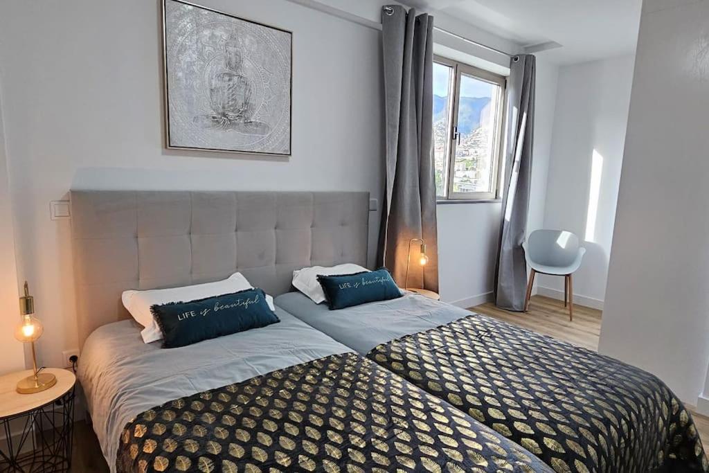 Апартаменты Vista Mar - Ac, Parking And Pool Фуншал Экстерьер фото
