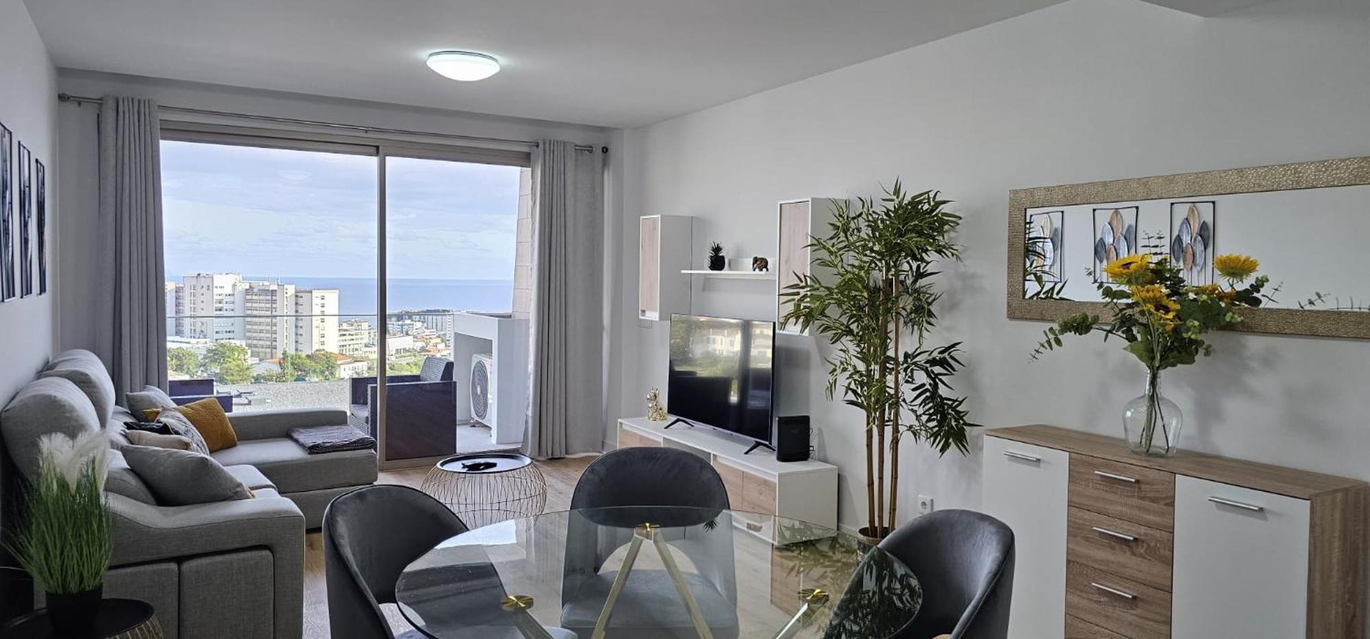 Апартаменты Vista Mar - Ac, Parking And Pool Фуншал Экстерьер фото